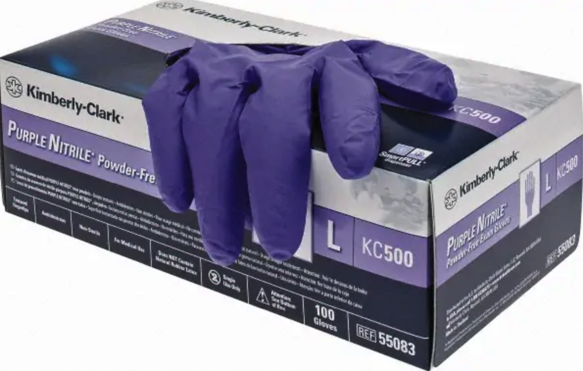 Nitrile gloves shop material